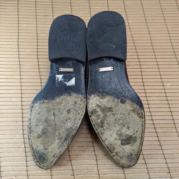 Gucci men's black leather loafers sz 8.5D . Made in Italy. Authenticated. - Picture 10 of 12